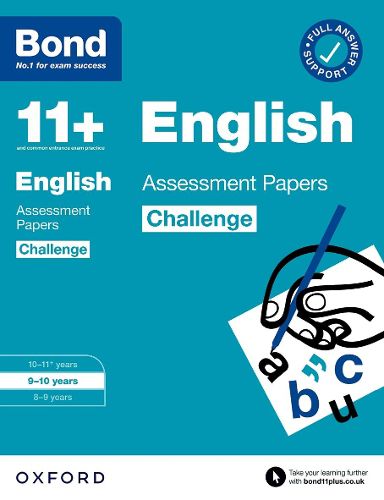 Cover image for Bond 11+: Bond 11+ English Challenge Assessment Papers 9-10 years