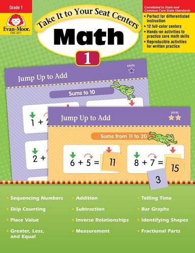 Cover image for Take It to Your Seat: Math Centers, Grade 1 Teacher Resource