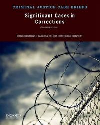 Cover image for Significant Cases in Corrections