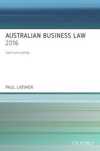 Cover image for Australian Business Law 2016