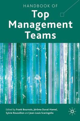 Handbook of Top Management Teams