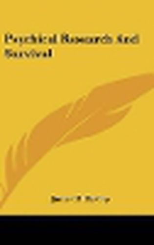 Cover image for Psychical Research and Survival