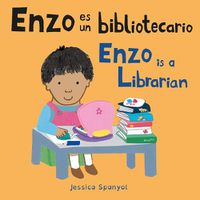 Cover image for Enzo es un bibliotecario/Enzo is a Librarian