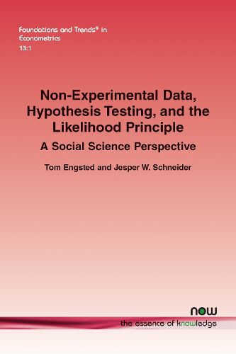 Cover image for Non-Experimental Data, Hypothesis Testing, and the Likelihood Principle