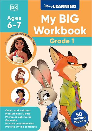 Cover image for Disney Learning Big Workbook Grade 1