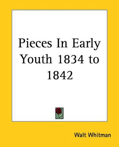 Cover image for Pieces In Early Youth 1834 to 1842