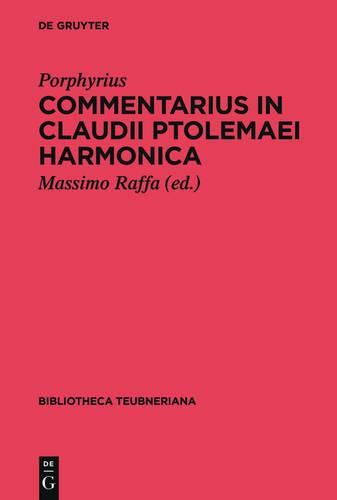 Cover image for Commentarius in Claudii Ptolemaei Harmonica