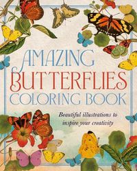 Cover image for Amazing Butterflies Coloring Book