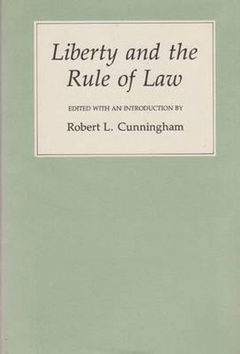 Cover image for Liberty and the Rule of Law
