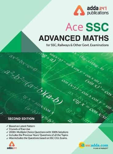 Cover image for Advance Maths Book for SSC CGL, CHSL, CPO and Other Govt. Exams (English Printed Edition)