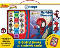 Cover image for Marvel Spidey and His Amazing Friends: Me Reader Jr 8 Board Books and Electronic Reader Sound Book Set: Me Reader Jr: 8 Board Books and Electronic Reader