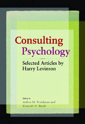 Cover image for Consulting Psychology: Selected Articles