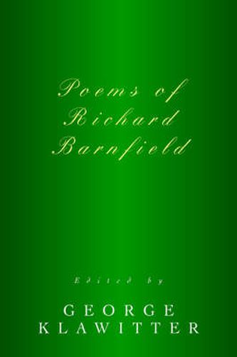 Cover image for Poems of Richard Barnfield