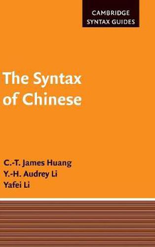 Cover image for The Syntax of Chinese