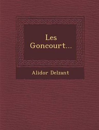 Cover image for Les Goncourt...