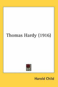 Cover image for Thomas Hardy (1916)