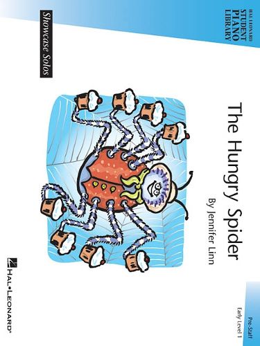 Cover image for The Hungry Spider: Hal Leonard Student Piano Library Showcase Solos Early Level 1 Pre-Staff