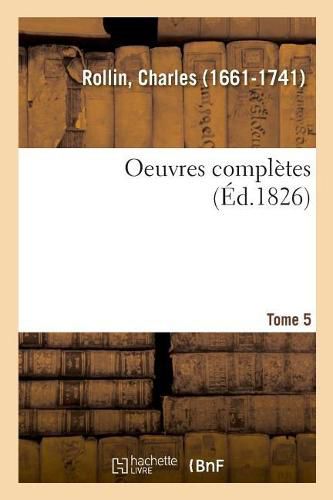 Cover image for Oeuvres Completes. Tome 5