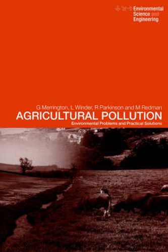 Cover image for Agricultural Pollution: Environmental Problems and Practical Solutions