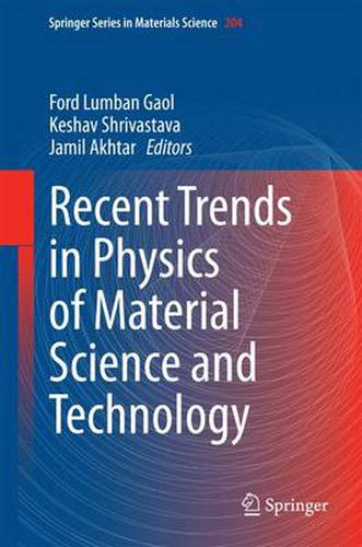 Cover image for Recent Trends in Physics of Material Science and Technology