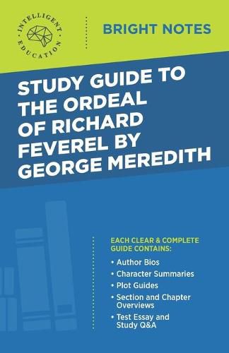 Cover image for Study Guide to The Ordeal of Richard Feverel by George Meredith