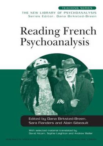 Cover image for Reading French Psychoanalysis