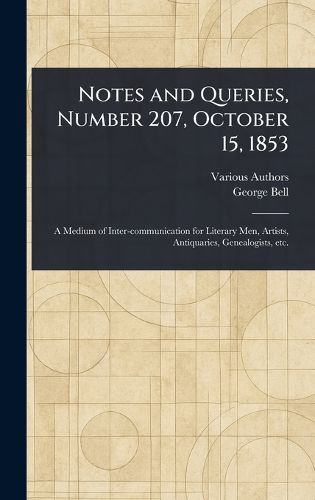 Cover image for Notes and Queries, Number 207, October 15, 1853