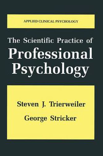 Cover image for The Scientific Practice of Professional Psychology