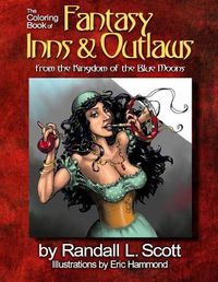 Cover image for The Coloring Book of Fantasy Inns & Outlaws