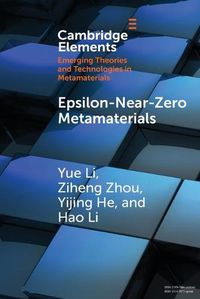 Cover image for Epsilon-Near-Zero Metamaterials