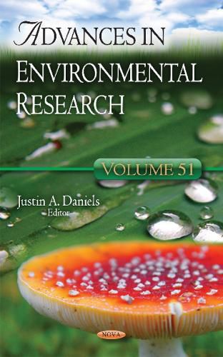 Cover image for Advances in Environmental Research: Volume 51