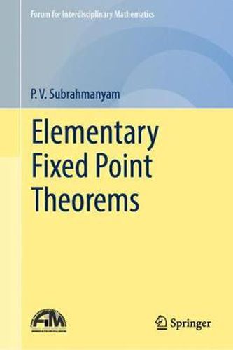 Cover image for Elementary Fixed Point Theorems