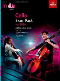 Cover image for Cello Exam Pack from 2024, Initial Grade, Cello Part, Piano Accompaniment & Audio