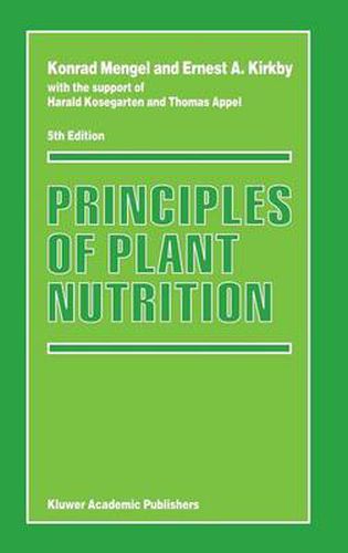 Cover image for Principles of Plant Nutrition