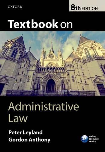 Cover image for Textbook on Administrative Law