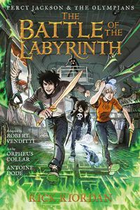 Cover image for Percy Jackson and the Olympians: The Battle of the Labyrinth: The Graphic Novel