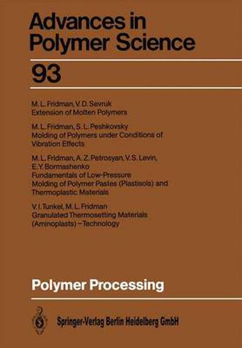 Cover image for Polymer Processing