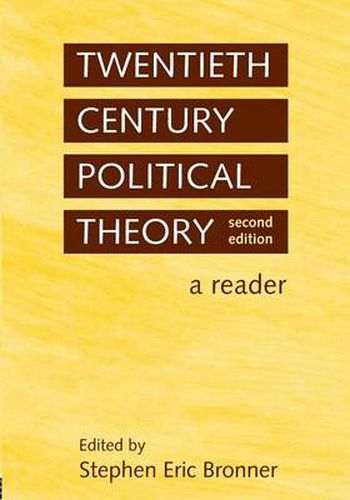 Cover image for Twentieth Century Political Theory: A Reader