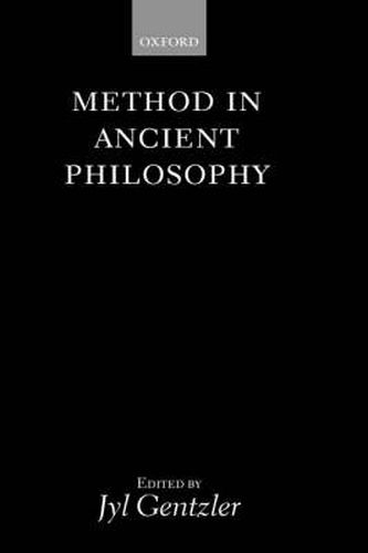 Cover image for Method in Ancient Philosophy