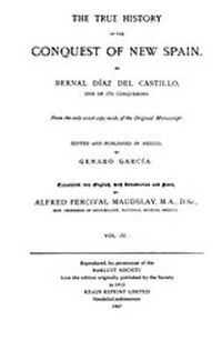 Cover image for The True History of the Conquest of New Spain, Volume 4