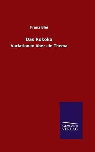 Cover image for Das Rokoko