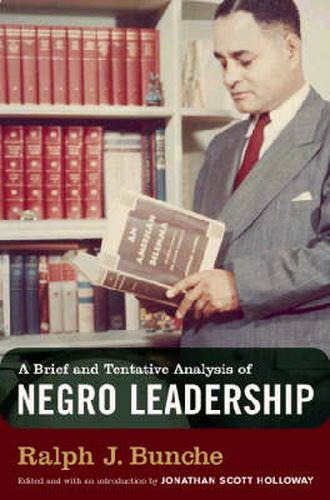 Cover image for A Brief and Tentative Analysis of Negro Leadership