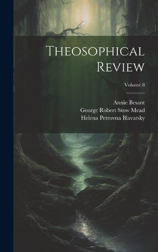 Cover image for Theosophical Review; Volume 8