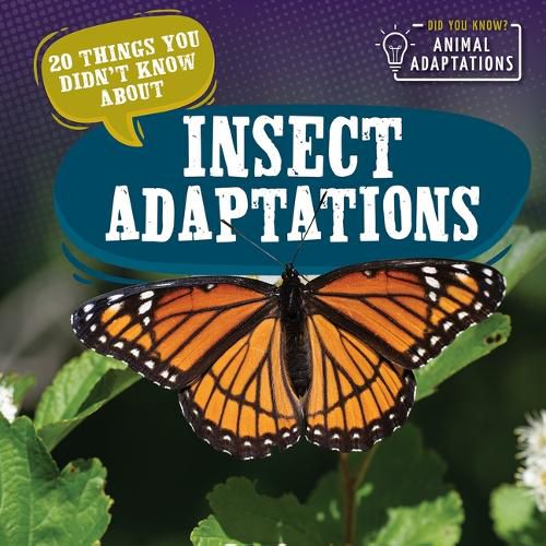 Cover image for 20 Things You Didn't Know about Insect Adaptations