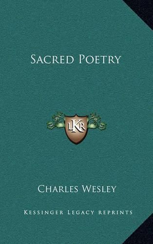 Cover image for Sacred Poetry