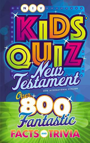 Cover image for NIV, Kids' Quiz New Testament, Paperback, Comfort Print