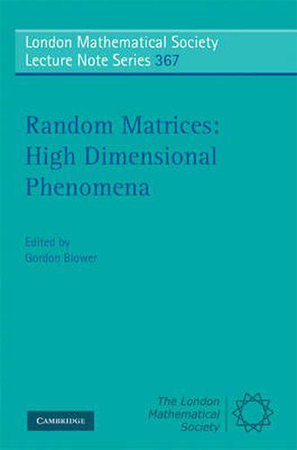 Cover image for Random Matrices: High Dimensional Phenomena