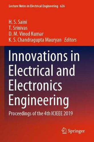 Cover image for Innovations in Electrical and Electronics Engineering: Proceedings of the 4th ICIEEE 2019