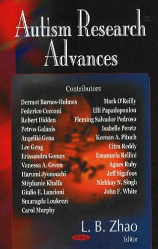Cover image for Autism Research Advances