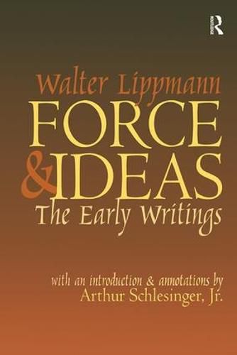 Cover image for Force and Ideas: The Early Writings